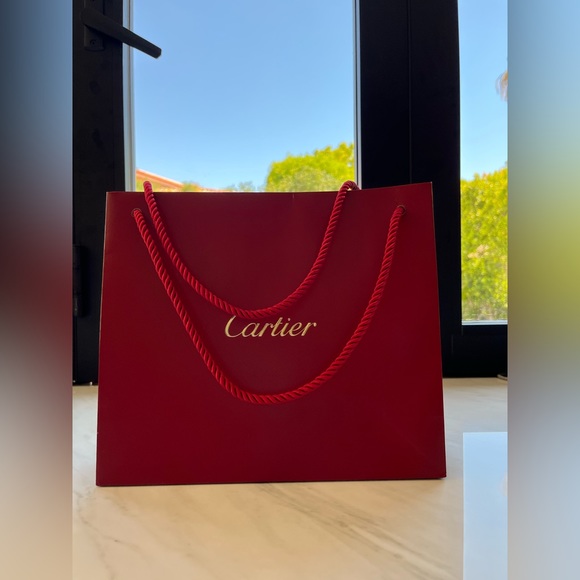 Paper shopping bag Cartier - Picture 10 of 11
